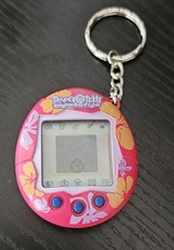 Vintage Bandai 2004 V2 Tamagotchi Connection Hot Pink Flowers 
