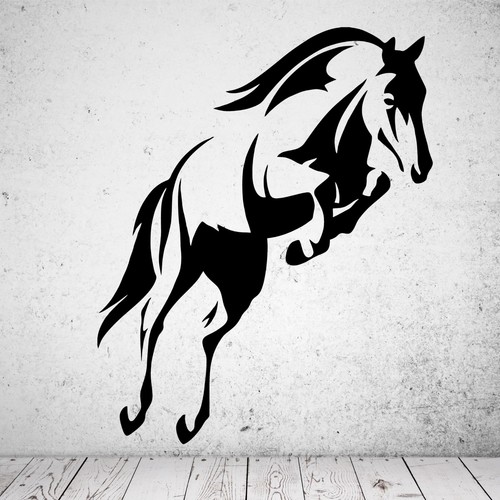 Wandtattoo springpferd - wandtattoo,