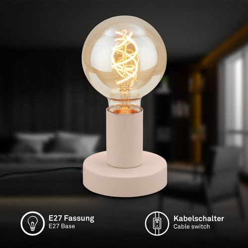 Tischlampe e27 nachttischlampe - tischlampe,