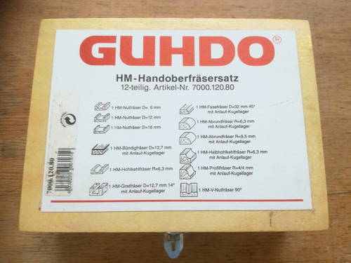 Guhdo handoberfrässatz - guhdo, hm-handoberfrässatz