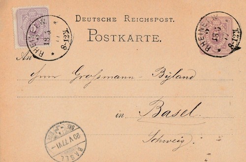 Postkarte jahr 1877 - postkarte,