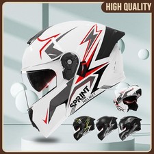 54-61CM Sturzhelm Mit Visier Motorradhelm Rollerhelm Integralhelm Klapphelm DE