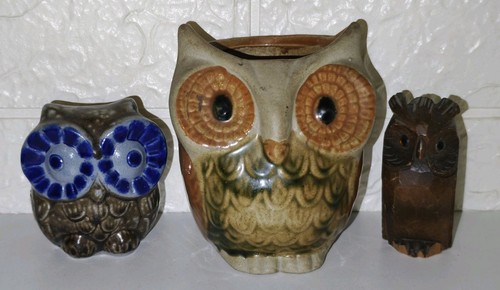 Uhu eule vase figuren - 3,