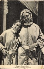 Ak Marokko, Types Marocains, Danseuses, Frauenportrait, Maghreb - 3636587