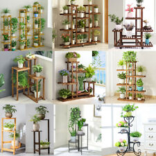 Holz/Metall Blumenständer