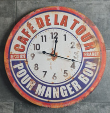 Uhr Wanduhr 58 cm Deko café