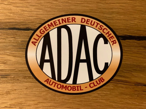 Adac aufkleber plakette - adac,