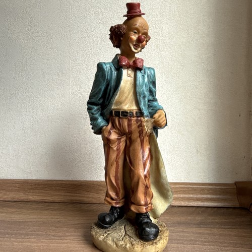 Porzellan clown figur bunt - clown,