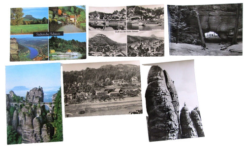 Ddr postkarten lot sachsen - postkarten,