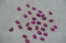 3 St . Ovale   Rubin Cabochon