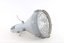 großer alter Strahler Tripod Spot Suchscheinwerfer Lampe 40cm Ø Industriedesign