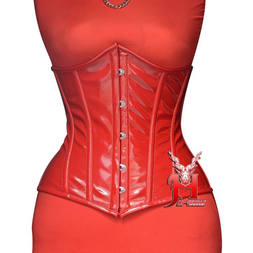 Unterbrustkorsett rot lack - rot,