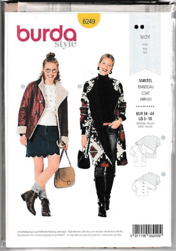 Burda style schnittmuster 6249 - burda,