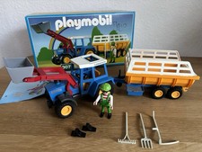 Playmobil 3073 Traktor mit Erntewagen in OVP Trecker Bauernhof