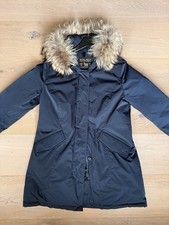 Woolrich Arctic Parka – dunkelblau mit abnehmbarer Echtfell Kapuze – Gr. XL 42