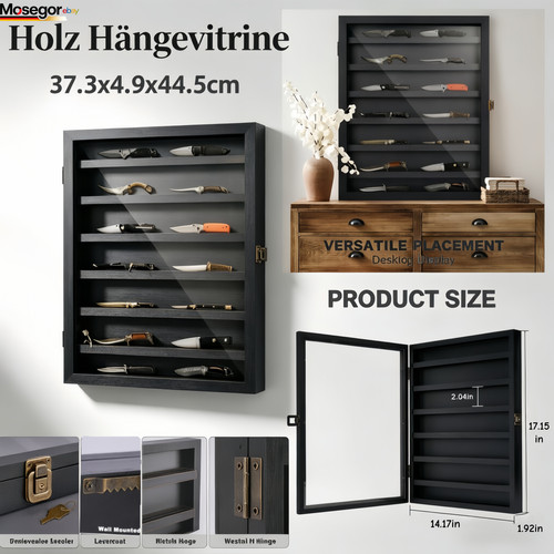 Holz hängevitrine wandvitrine - hängevitrine,
