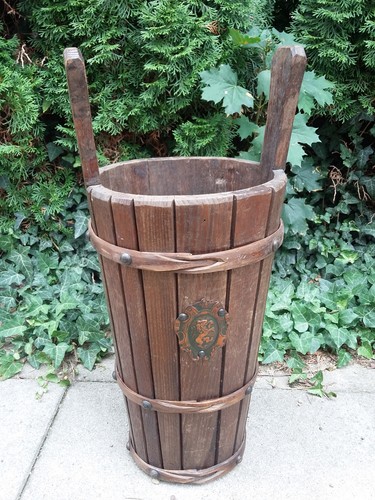 Holzschirmständer butterfass - holzschirmständer,