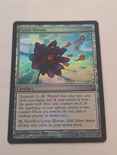 Holo FOIL Black Lotus Bloom Prerelease Stamp Date PROMO Time Spiral MTG Engl. #4