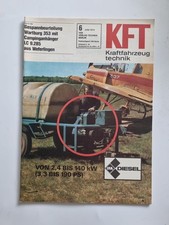 KFT 06/1974 Kraftfahrzeugtechnik  Wartburg  353 mit Campinghänger, IFA W50