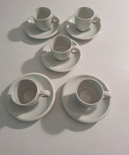 10 tlg. Espresso Service wenig gebraucht, 5 Tassen, 5 Unterteller, Farbe weiss
