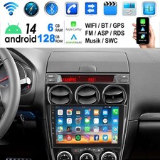 Autoradio Für Mazda 6 GH GG 2007-2012 4G Android 14.0 GPS Navi WIFI FM RDS 128GB