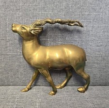 Vintage messing kudu antilope - vintage,