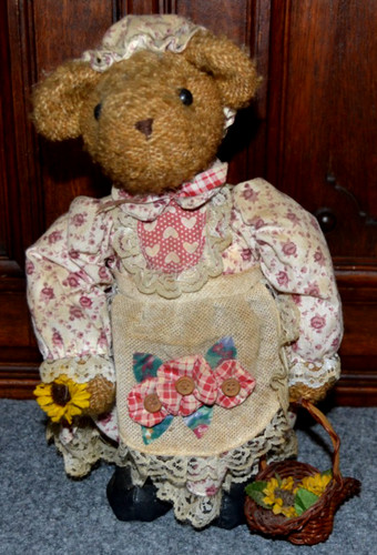 Spieluhr teddy mit kleid - spieluhr,