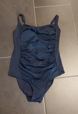 Figurformender Badeanzug von Tchibo, Gr. 40 / 42, dunkelblau