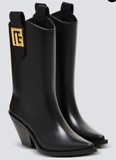 Balmain Stiefeletten Cowboy-Stil aus Kautschuk