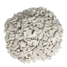 Lego 2x4 steine weiß - weiß,