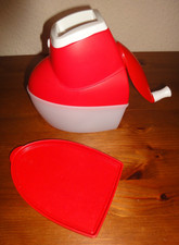 Tupperware Mahl Chef Cheese Mill Multi Universal Mühle Reibe rot *TOP*