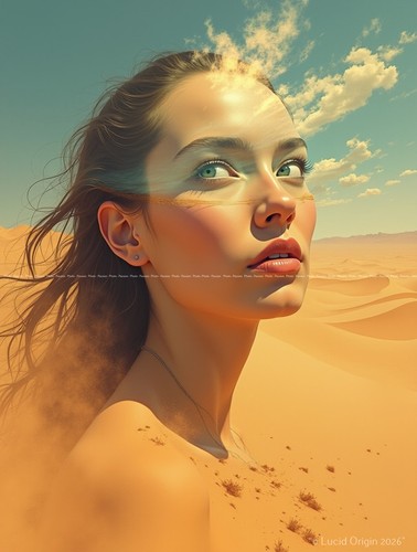 Poster für frauen gesicht - poster,