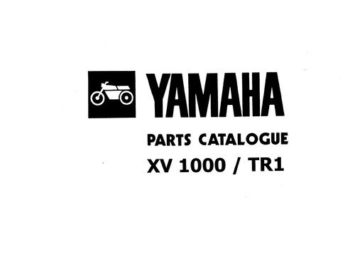 Yamaha 1000 tr1 - yamaha, (>1982)