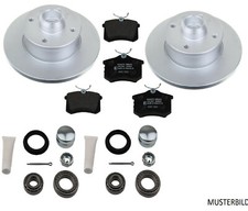 VW Corrado G60 Bremsbeläge Bremsscheiben & Radlager hinten Hinterachse