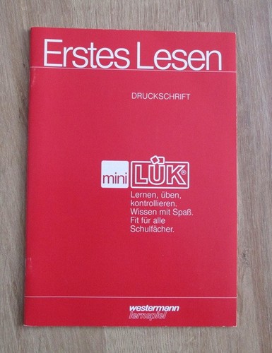 Mini lük hefte erstes lesen - erstes,