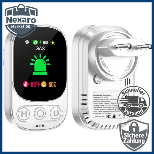 Gasmelder mit stecker - gasmelder,