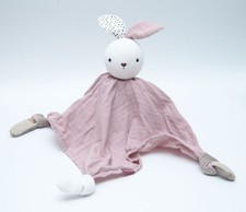 Babydream Rossmann Hase Musselin weiß rosa Schmusetuch