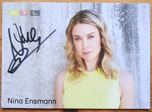 Nina ensmann orig autogramm - nina,