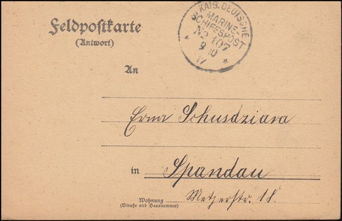 Deutsche marine schiffspost - deutsche, marine-schiffspost