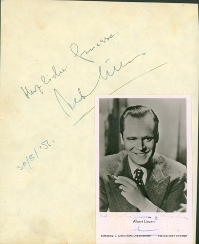 Autogrammkarte schauspieler - autogrammkarte,