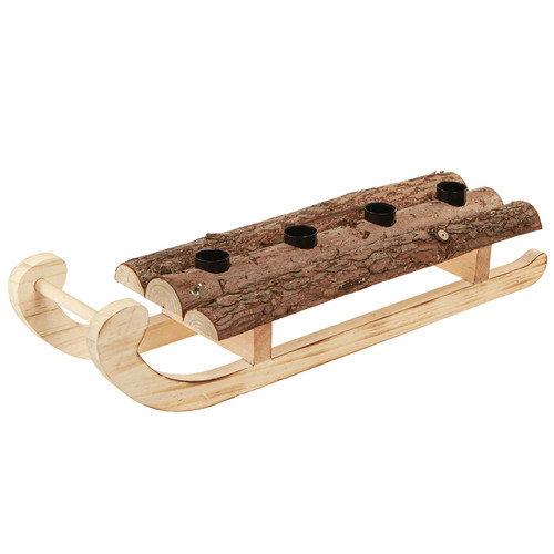 Deko schlitten holz - deko,
