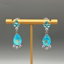 Blätter und Tropfen Ohrringe