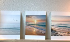 Strand Poster Set 3er Meer