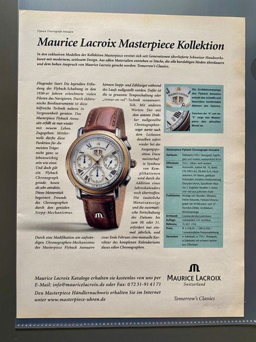 Maurice lacroix masterpiece - maurice,