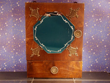 antik Wand schränkchen kästchen Spiegel schrank Art Déco HBT 39,5x30x10,5 cm