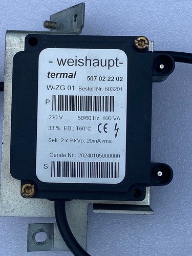 Weishaupt zündtrafo trafo - zündtrafo,