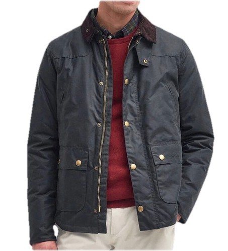 Barbour wachsjacke reelin sage - barbour,