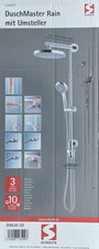 Duschmaster Rain II Duschsäule inc. Umsteller von Schulte, neuw. m. Restgarantie