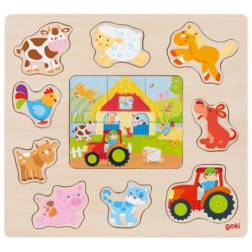 Goki einlegepuzzle - goki,