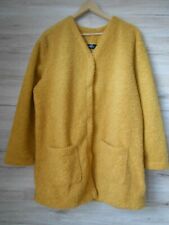 Jacke Mantel  Übergang senfgelb  Gr. 42  (L/XL)